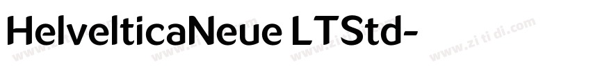 HelvelticaNeue LTStd字体转换